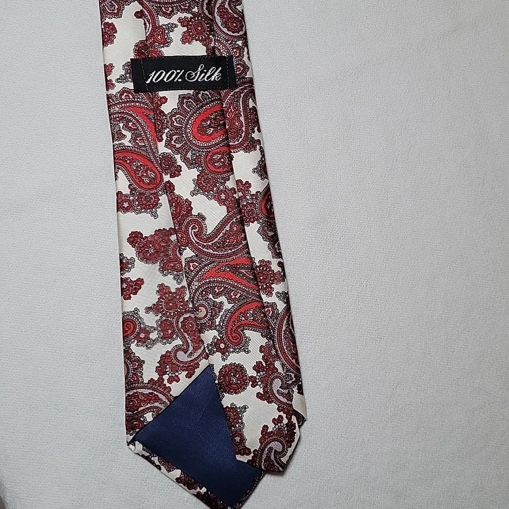 Neck Tie 100% Silk Men's Retro‎ Paisley